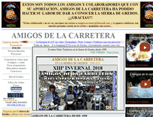 Tablet Screenshot of amigosdelacarretera.com